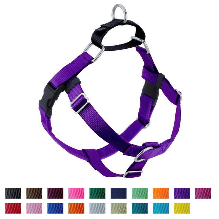 Purple Freedom No-Pull Dog Harness Only for wholesale by 2 Hounds Design