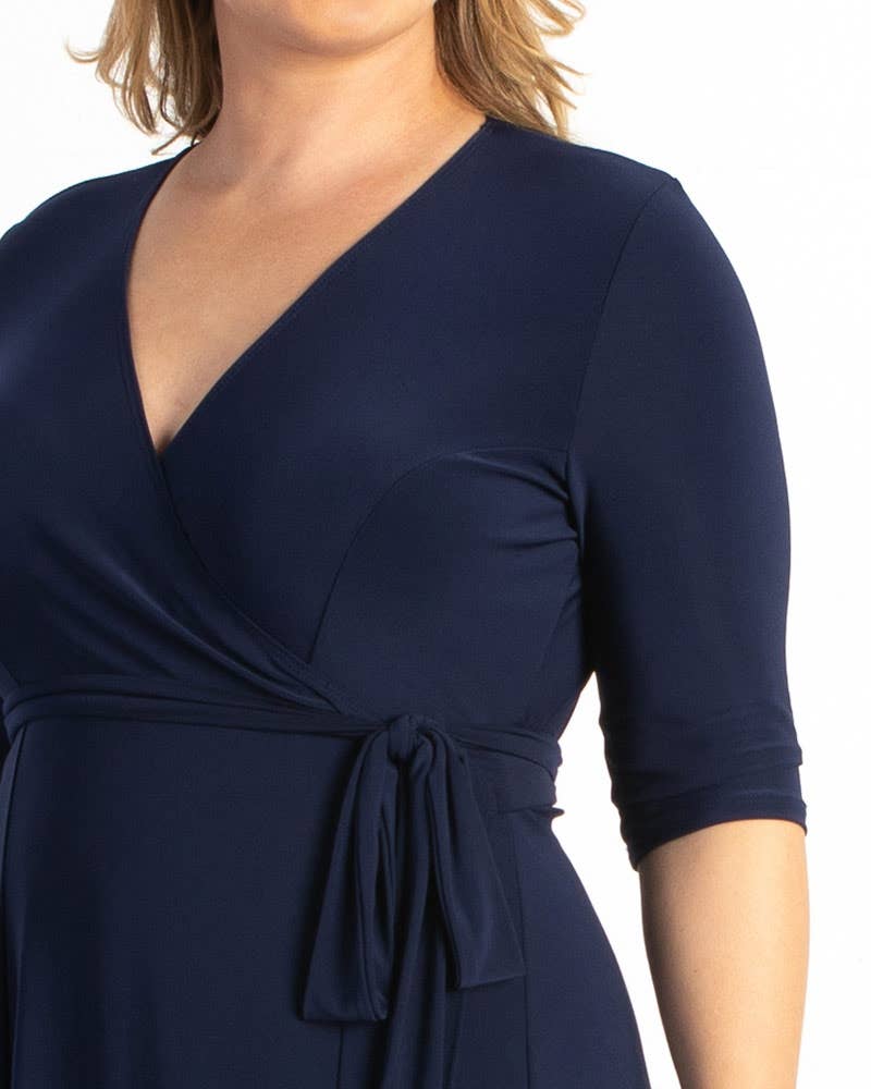 Kiyonna - Wholesale Jurk - Dames - Essential wikkeljurk - grote maten3