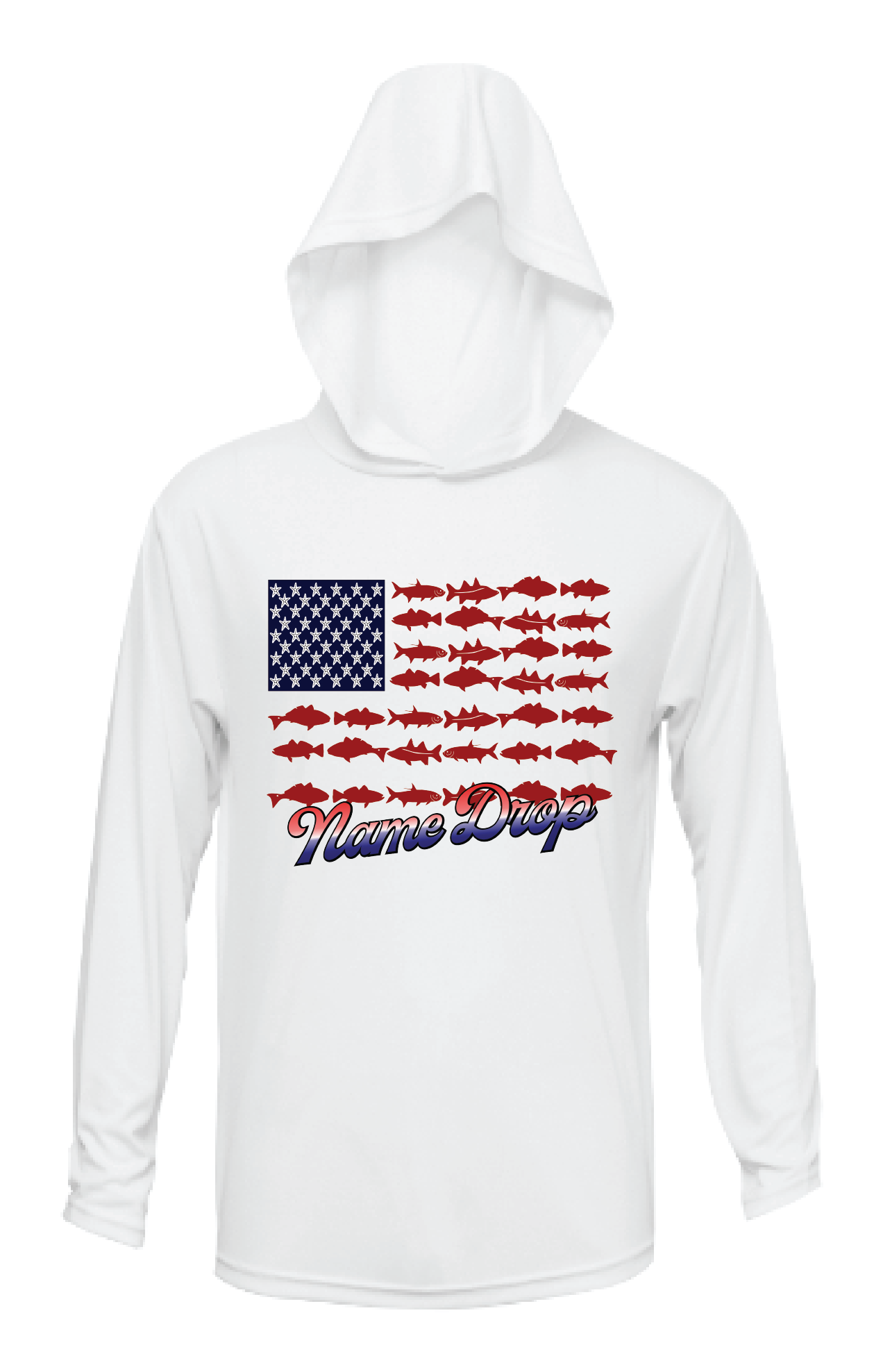 White Fish Flag Youth Boy's Shirt for wholesale on Faire1