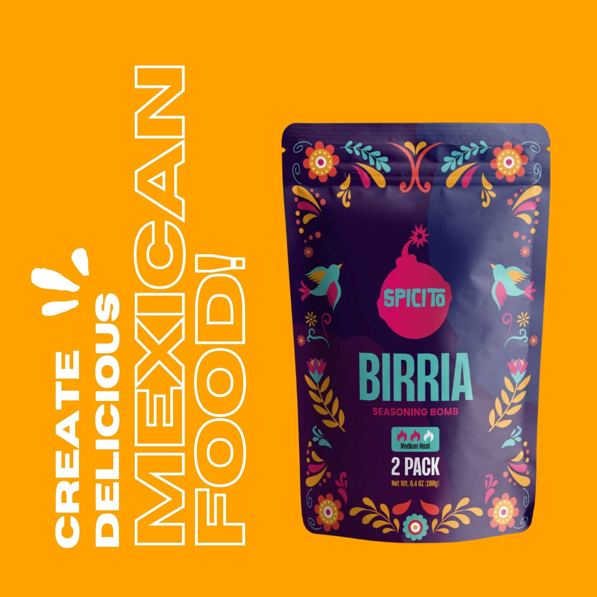 Spicito - Wholesale Dried Spice Mix - Spicito Birria Bombs - 72 packs per master case3