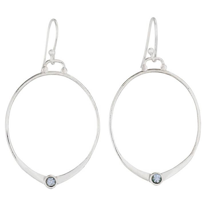 Iridiana Rainbow Moonstone Sterling Silver Earrings Iridiana Rainbow Moonstone Sterling Silver Earrings