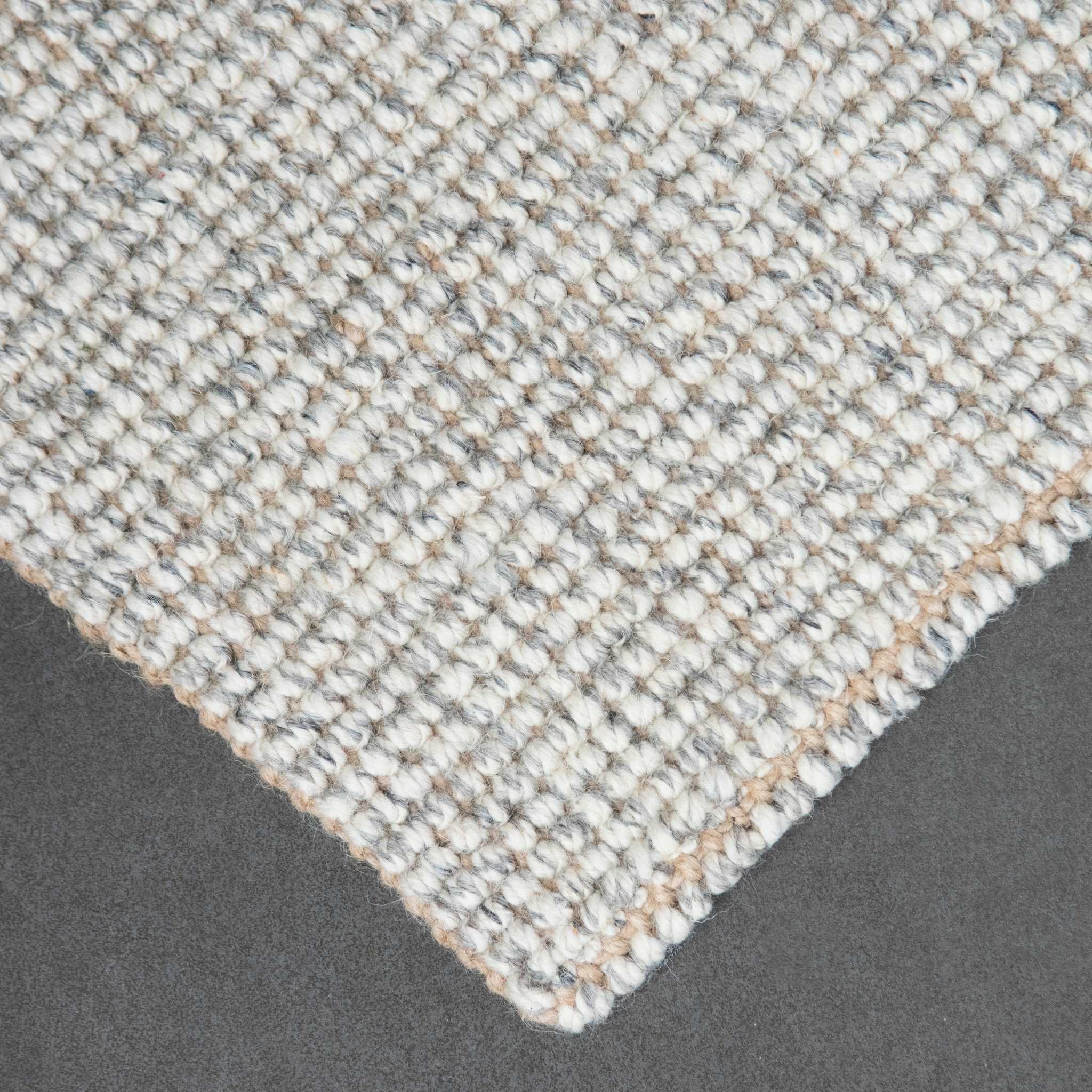 North Avalon - Wholesale Area Rug - Carter | Heathered Wool & Jute Bouclé Rug5