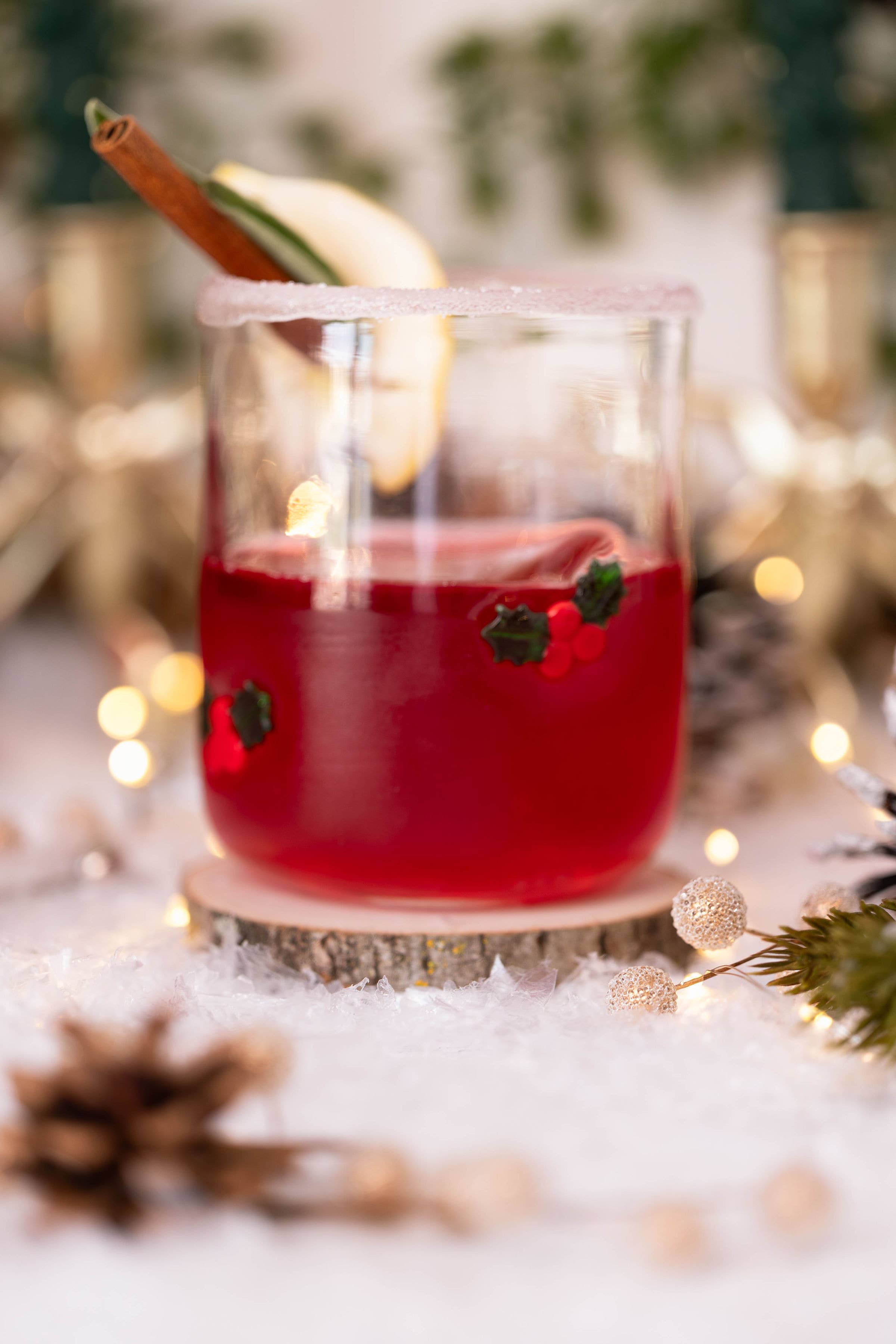 Jeanne Fitz - Vente Verre/tasse - Jeanne Fitz Verre Icône Feuille de Houx, Ensemble de 44