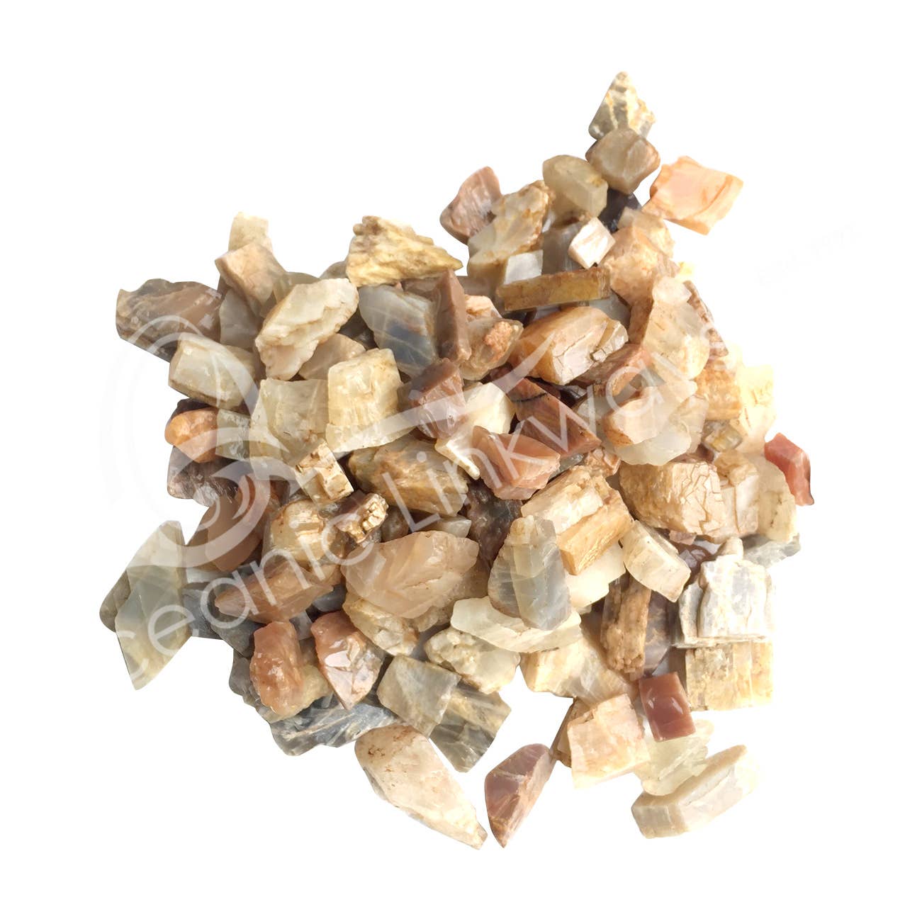 Oceanic Linkways Inc - Venta al por mayor Piedras/cristales espirituales - RUGOSO - PIEDRA LUNAR, MULTICOLOR DE 1 A 2 PULGADAS (KG)0