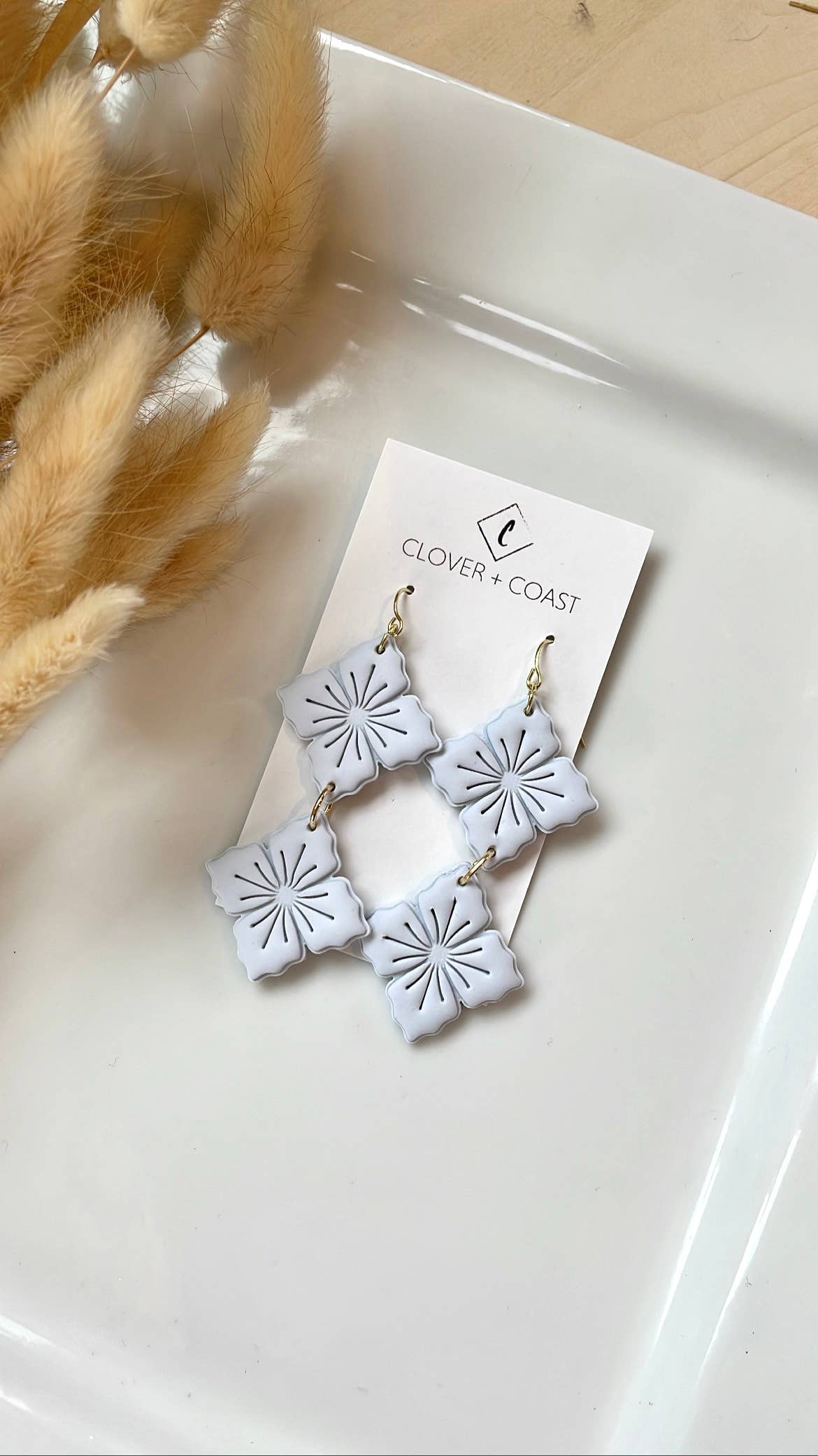 Clover + Coast Designs - Wholesale Dangle Earrings - Twila - Polymer Clay Dangle