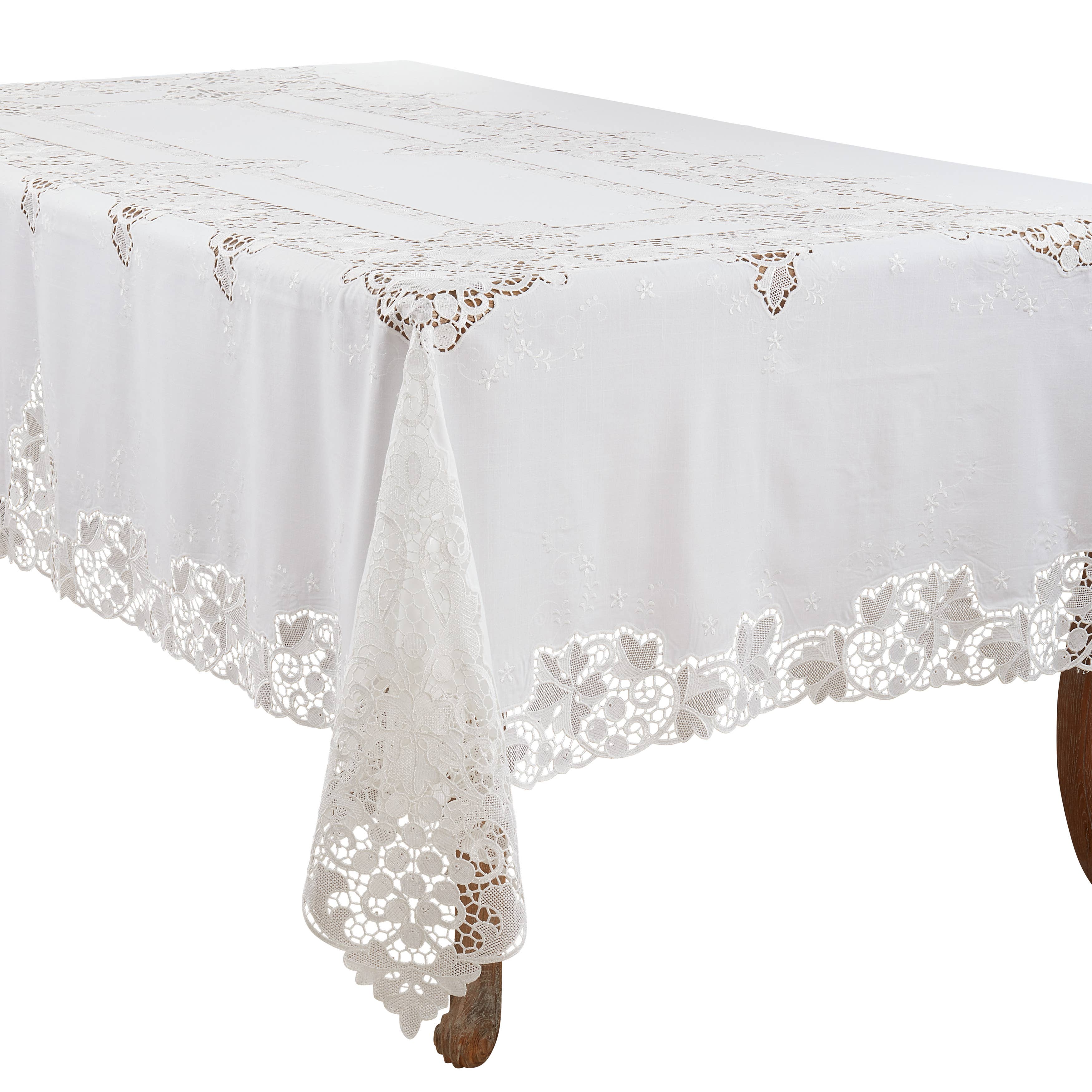 Saro Lifestyle - Wholesale Tablecloth - Lace Tablecloth3