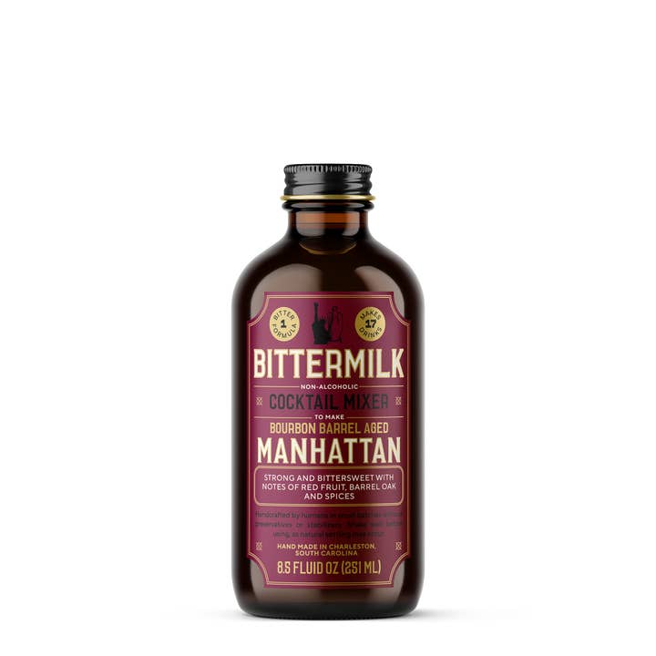Bittermilk Bottling Co. - Wholesale Cocktail Mix/Syrup - Bourbon Barrel Aged Manhattan Cocktail Mixer0