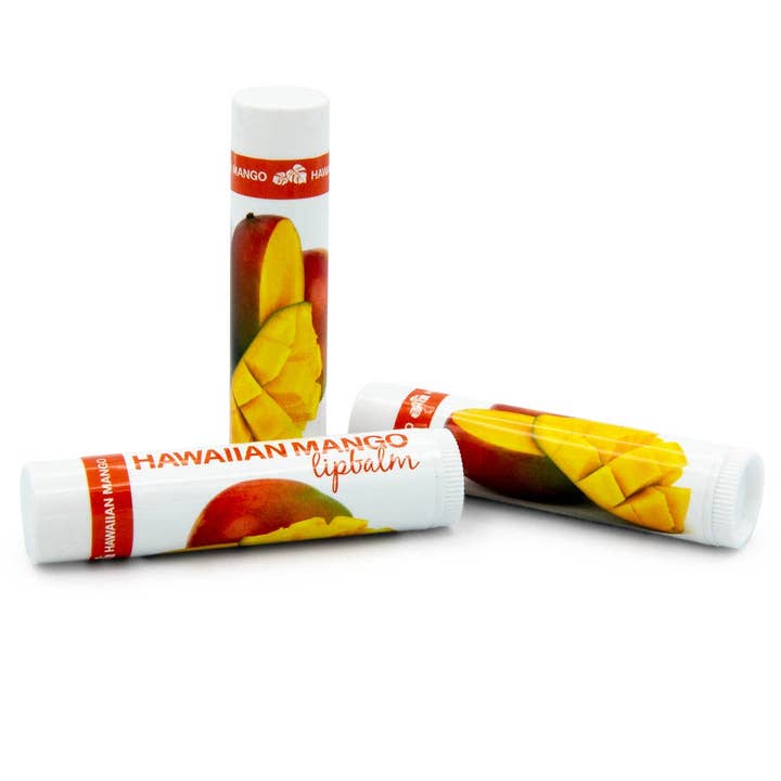 Hawaiian Mango Natural Lip Balm for wholesale by North Shore Soap Factory - Hawaiian Bath & Body