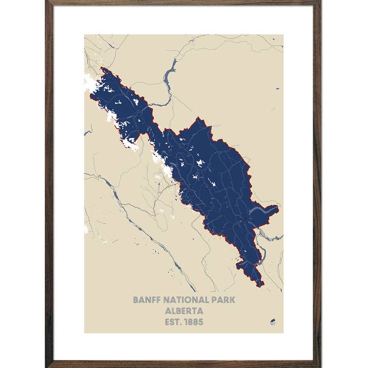 Muir Way - Vente Cartes - Carte du parc national Banff