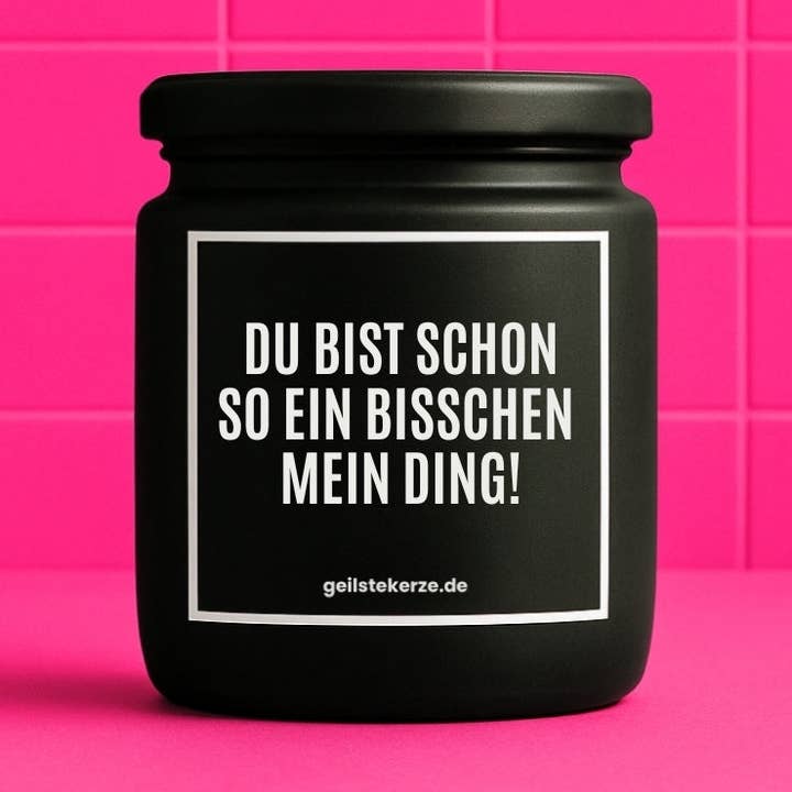 Vegan Organic Candle with Quote – BEMBEL for wholesale by geilstekerze