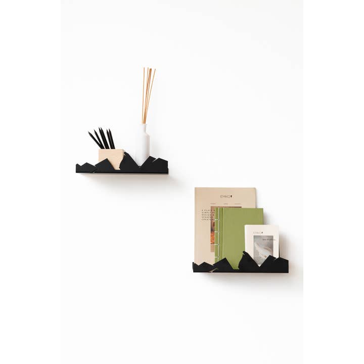 EMKO - Wholesale Wall Mounted Shelf - NVMD Mountains Floating Shelf, steel, black4