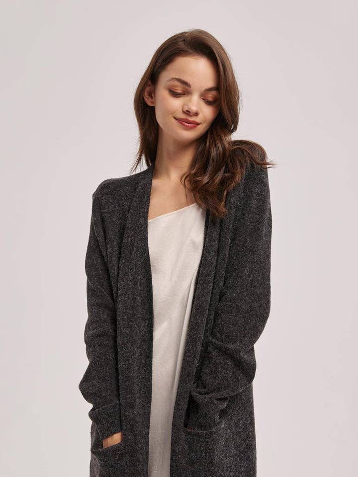 Relaxed Fit Long Cardigan for wholesale by NAP