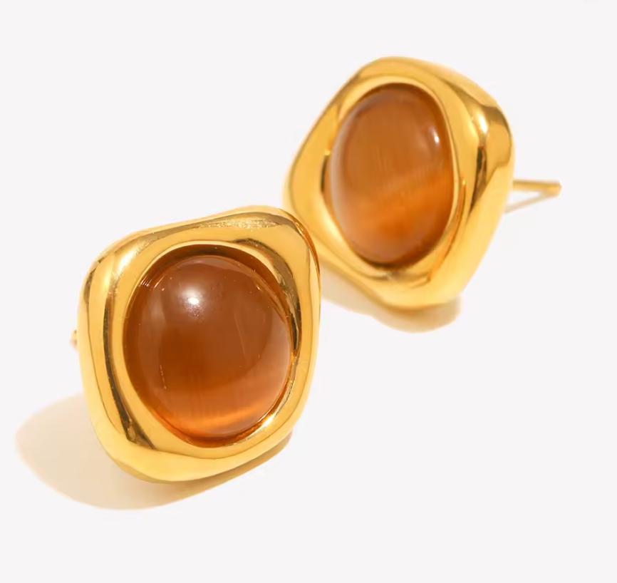 Brown Greta EARRINGS for wholesale on Faire5