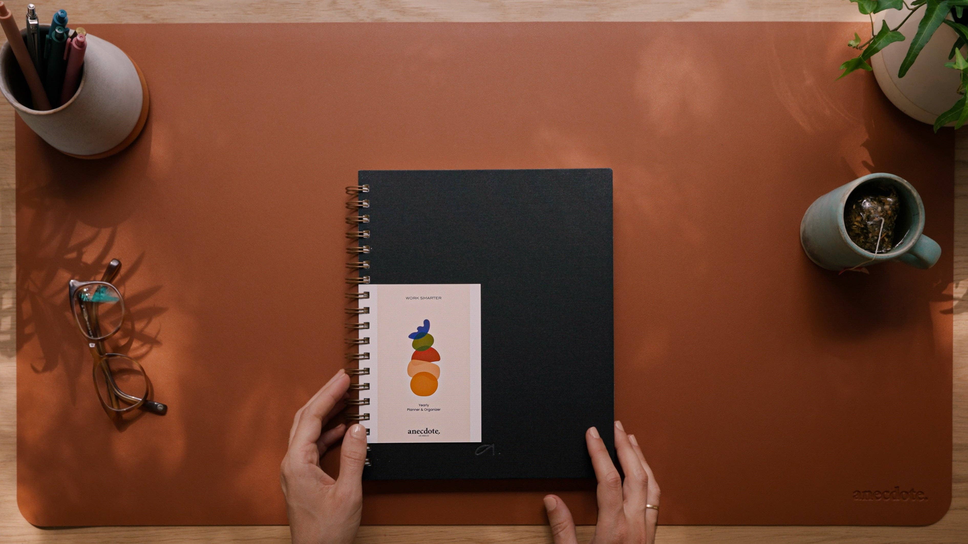 Anecdote Goods - Venta al por mayor Agendas - El Planificador Anual - Encuadernado en Espiral de Latón con Cubierta de Buckram13