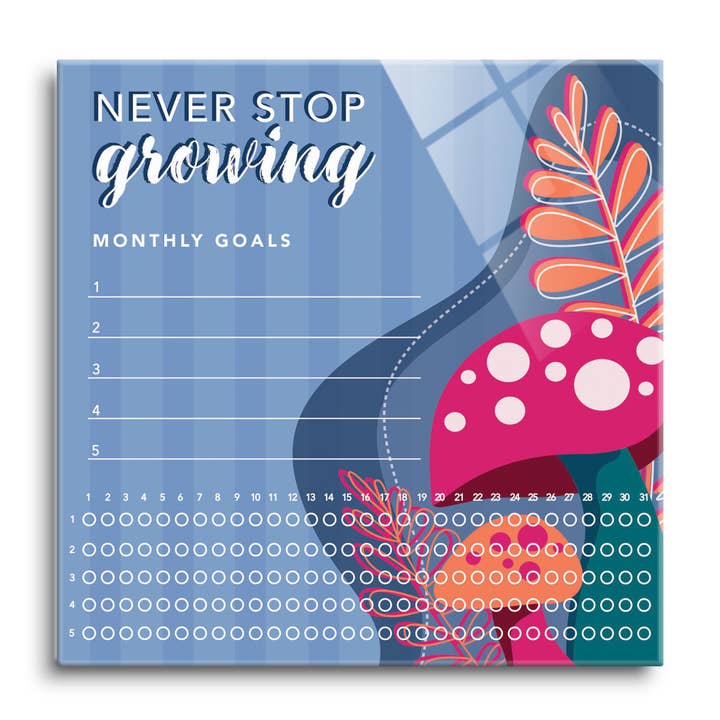 Christmas Holiday Gift, Goals, Tracker, Mushroom, Home Décor for wholesale by LIFEtrack/Clairmont & Co