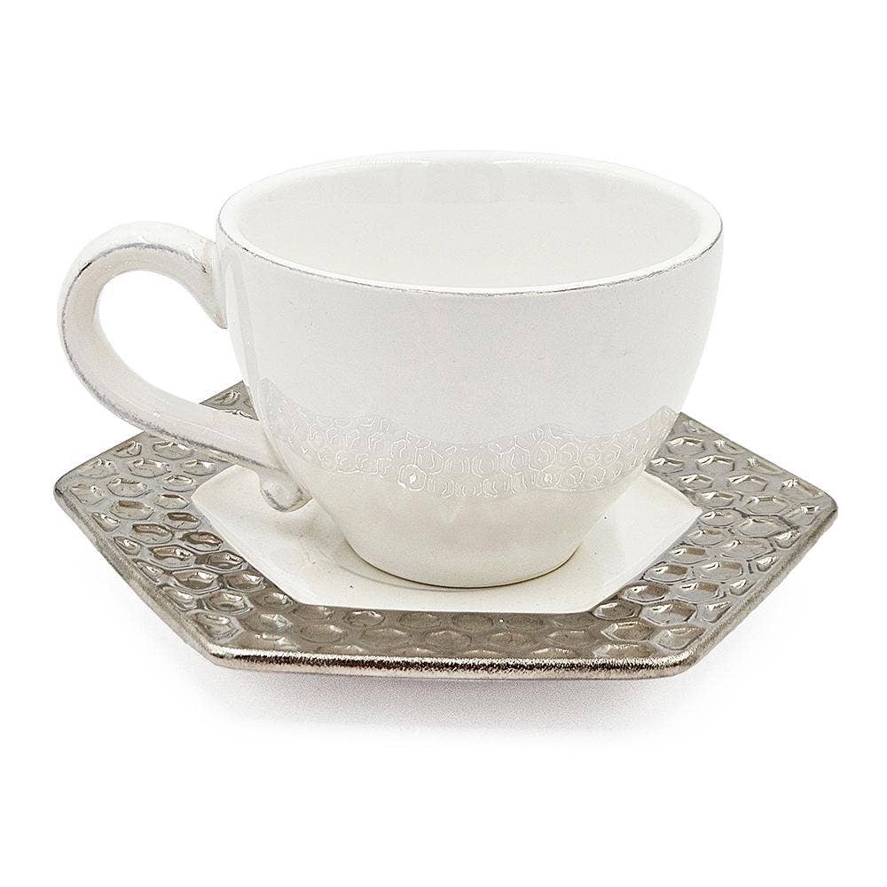 A&B Home Group Inc. - Wholesale Coffee/Tea Cup - Set of 2 Enchanted Honeybee Ceramic Espresso Set6