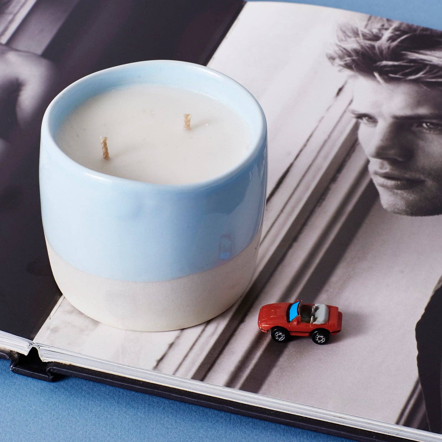 The Candle Library - Wholesale Jar/Filled Candle - Sun Bleached Denim2