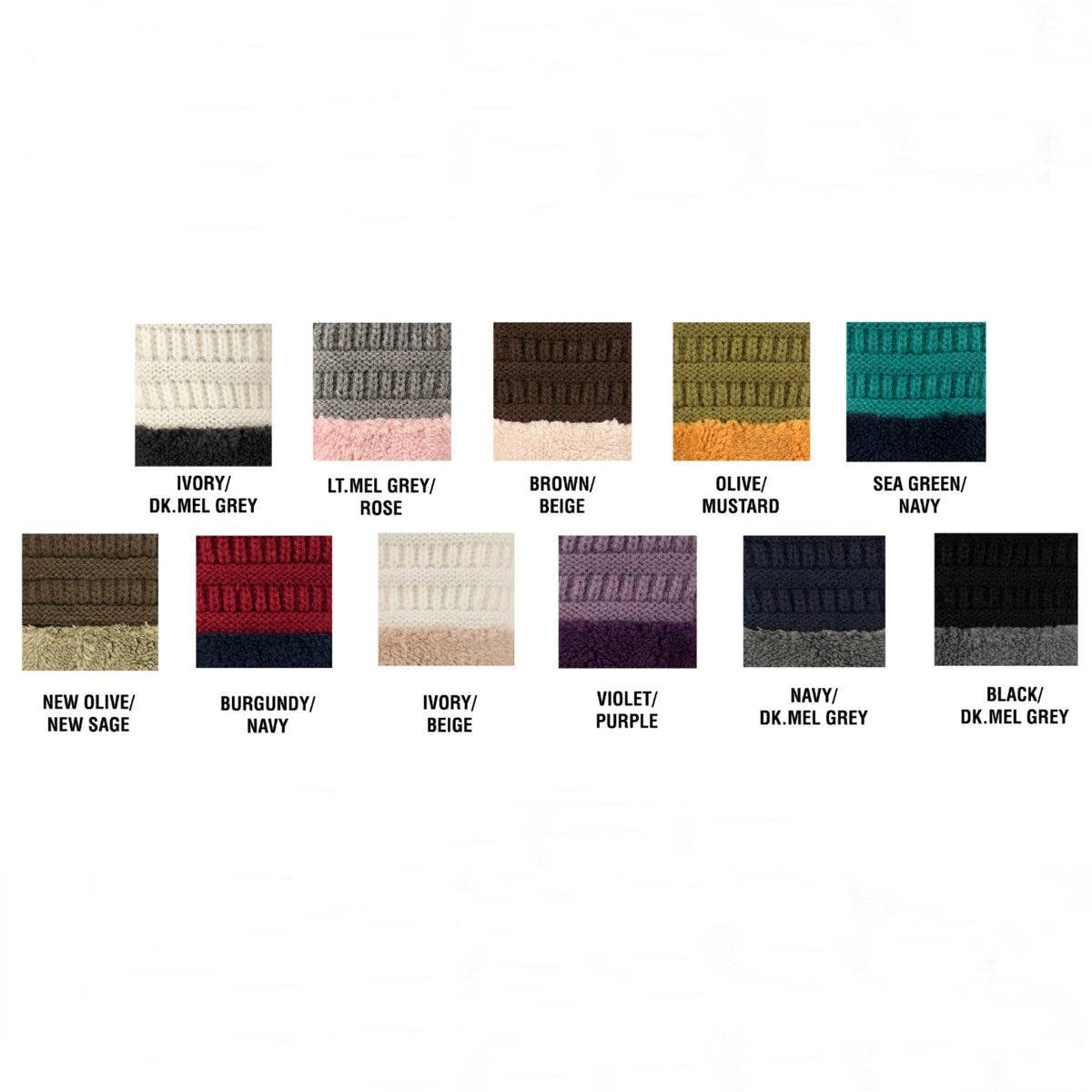 Truly Contagious - Wholesale Mittens - Women's - CC Color Block Unisex Mittens ( MT-57 )12