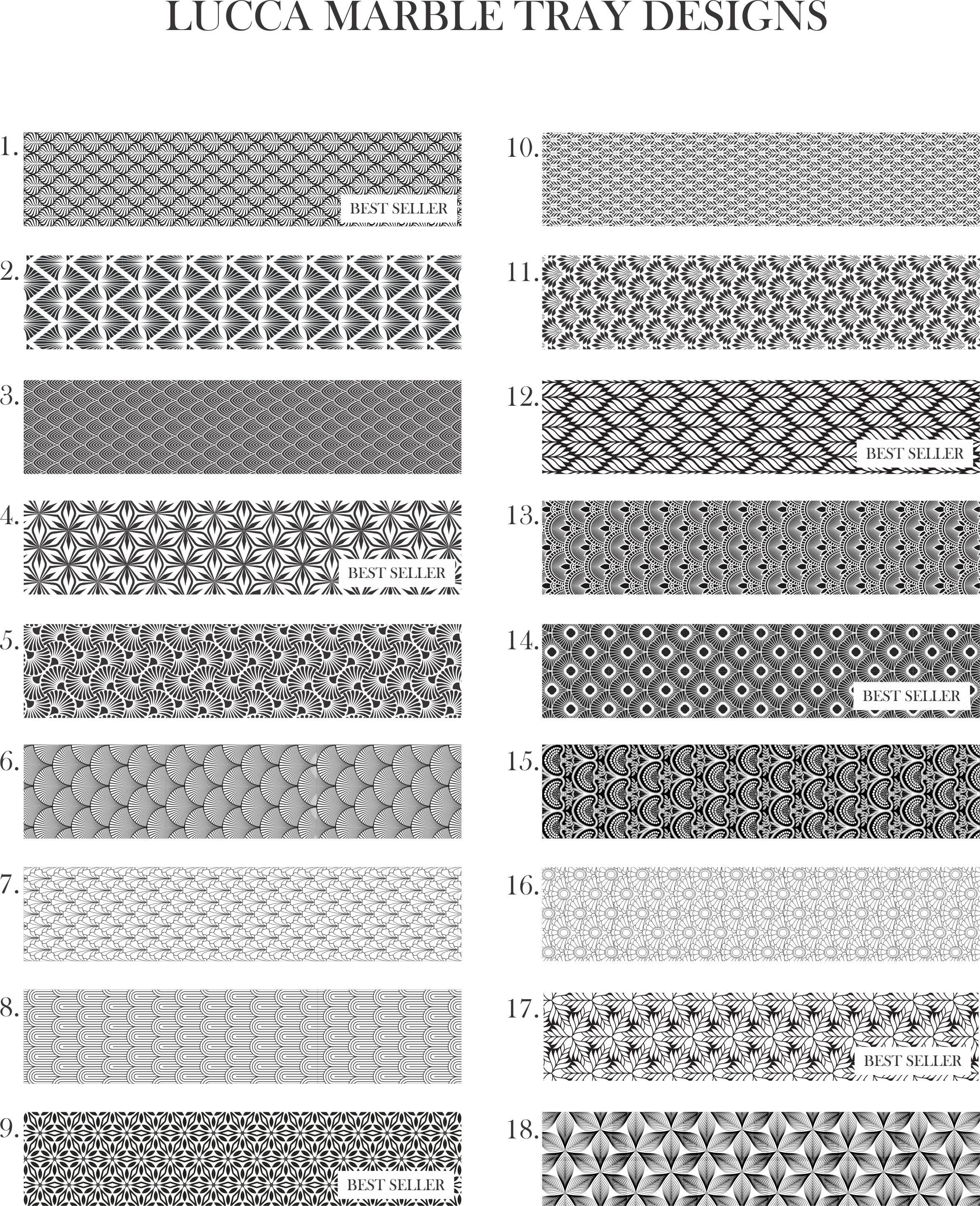 Lucca - Vendita all'ingrosso Taglieri - Vassoio da portata in marmo e legno di acacia5