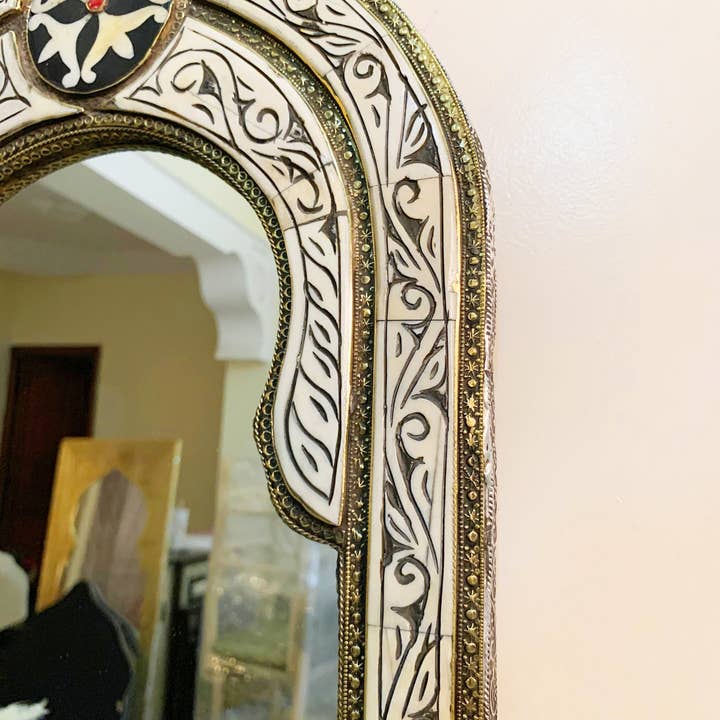 Palmeraies - Vendita all'ingrosso Specchi da parete - Specchio ad arco marocchino - Specchio vintage fatto a mano