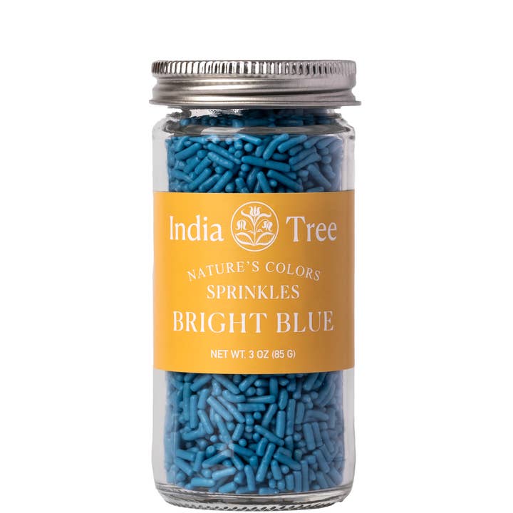 India Tree - Wholesale Sprinkles - Nature’s Colors Bright Blue Sprinkles2