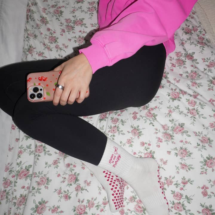 Get A Grip Socks Co - Wholesale Socks - Unisex - Pilates is my Therapy Grippy Socks
