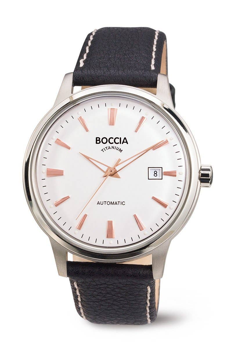 Boccia Titanium - Wholesale Wrist Watch - Men's - 3586-03 Mens Boccia Titanium Automatic Watch1