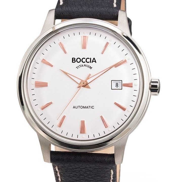 Boccia Titanium - Wholesale Wrist Watch - Men's - 3586-03 Mens Boccia Titanium Automatic Watch1