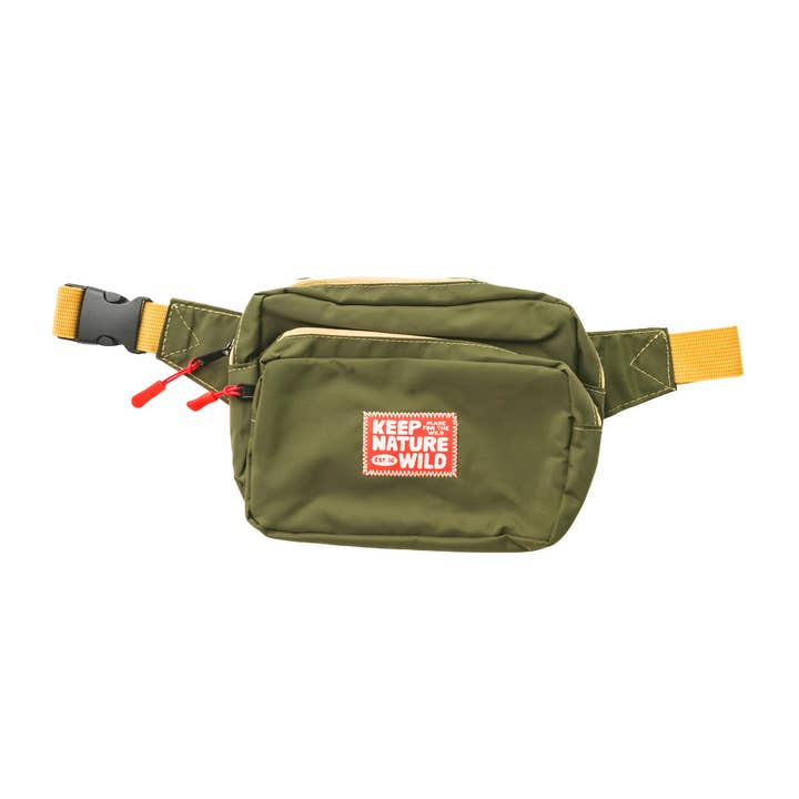 Keep Nature Wild - Wholesale Belt Bag - Unisex - KNW Fanny Pack | Olive/Khaki0