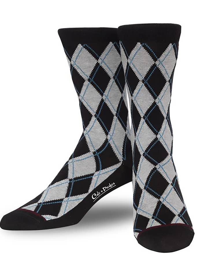 CLASSIC ARGYLE Black (1218) for wholesale by Cole + Parker