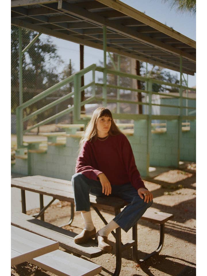 LA RELAXED - Wholesale Sweatshirt - Women's - Kissed Fleece Raglan
