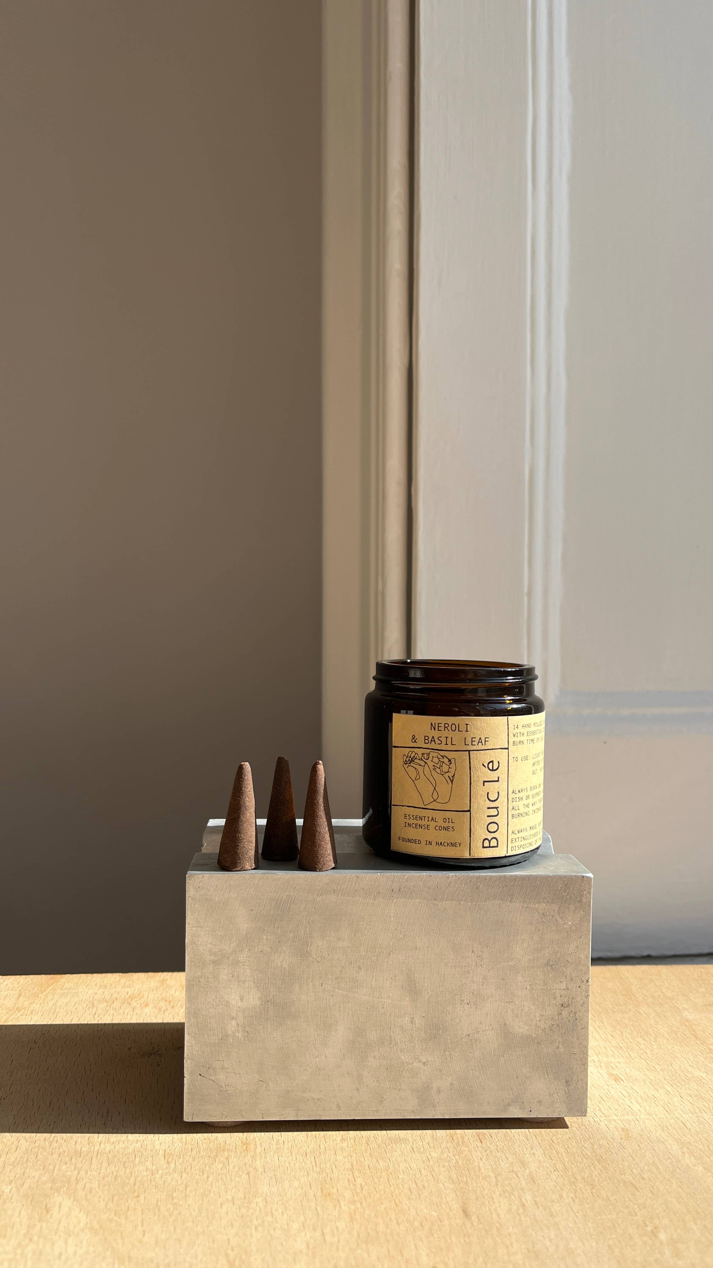 Bouclé – wholesale Incense – Neroli & Basil Leaf Incense Cones