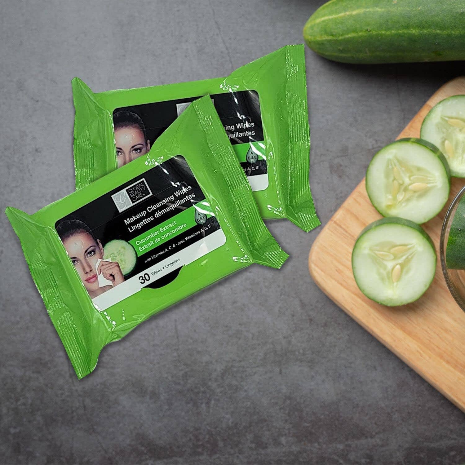 Innovarix – wholesale Face & body wipes – Global Beauty Care Makeup Cleansing Wipes - Cucumber6