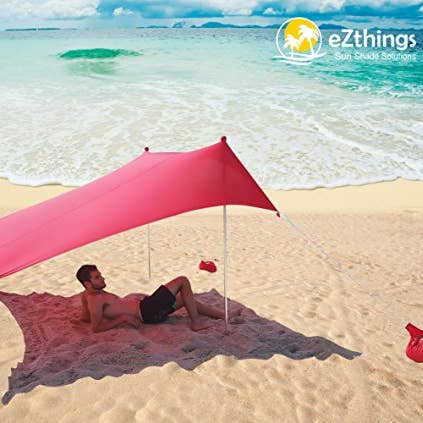 eZthings UV Light Sun Shade Protection Beach Shelters - Lightweight Tent Canopy with Sandbag Anchors and other Purchase Wholesale beach shade. Free Returns & Net 60 Terms on Faire trending on Faire.