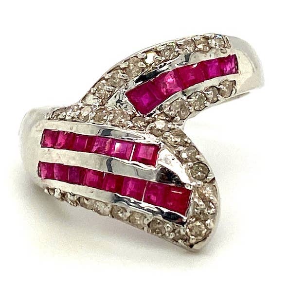 Ruby ring in .925 sterling zilver - KSR 14650 voor wholesale door Kotawala Jewels