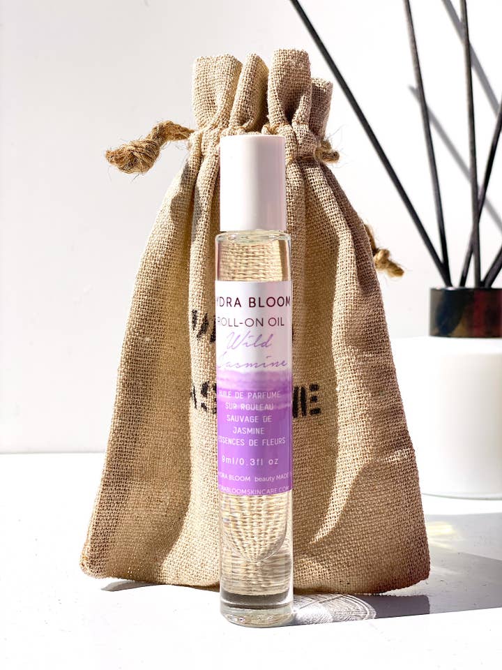Olio profumato Wild Jasmine Rollerball per la vendita all'ingrosso da parte di Hydra Bloom Beauty