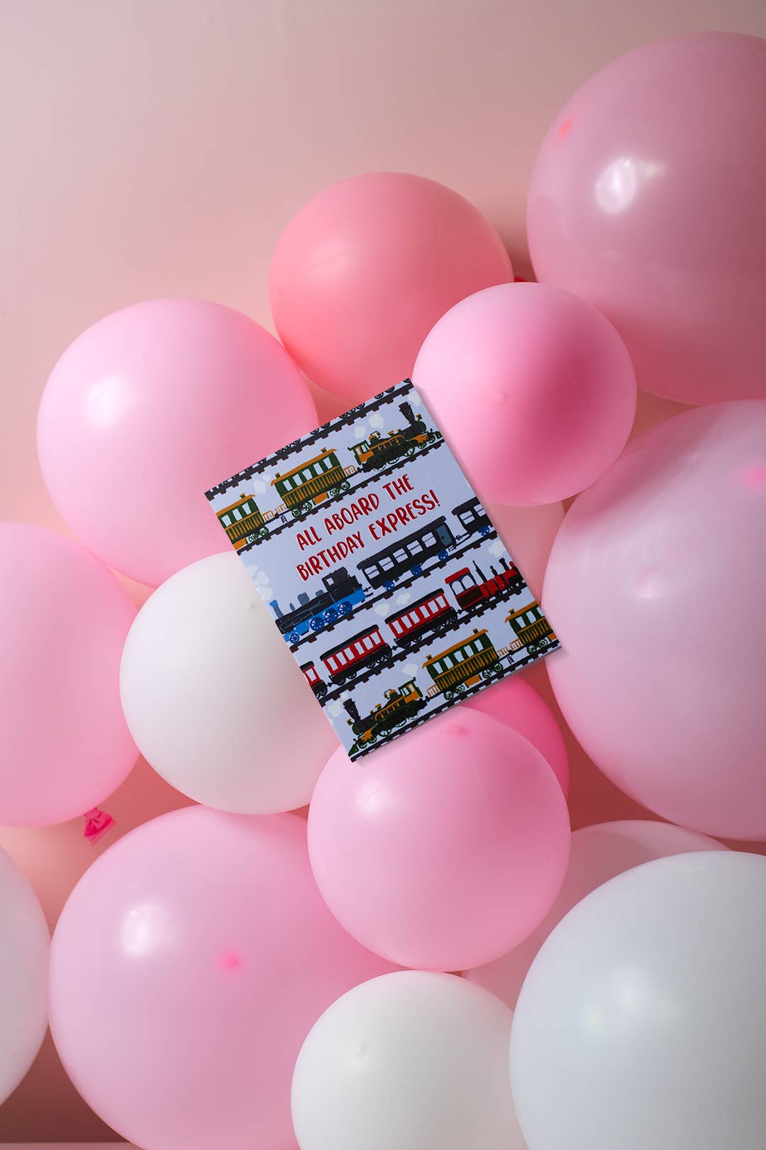 Jaybee Design - Wholesale Birthday Card - All Aboard The Birthday Express! (Train) - Greeting Card2