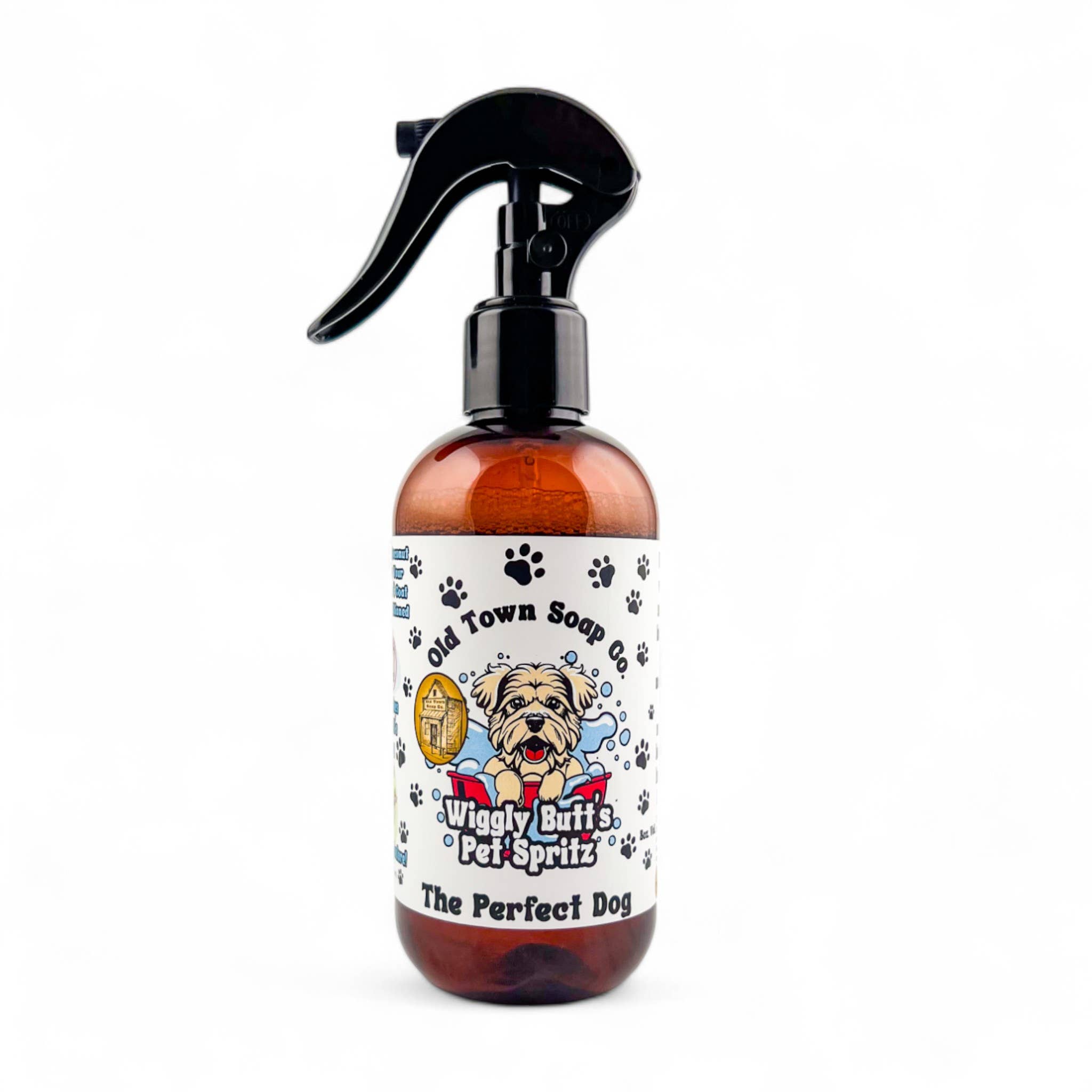 Old Town Soap Co. - Wholesale Pet Spray - Dog - Wiggly Butt's Pet Spritz- 2 Scent Options1
