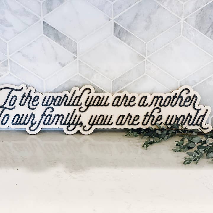 Mehrschichtige Zitate zum Muttertag - Mix&Match 2 SKUs für den Großhandel von Grainwell