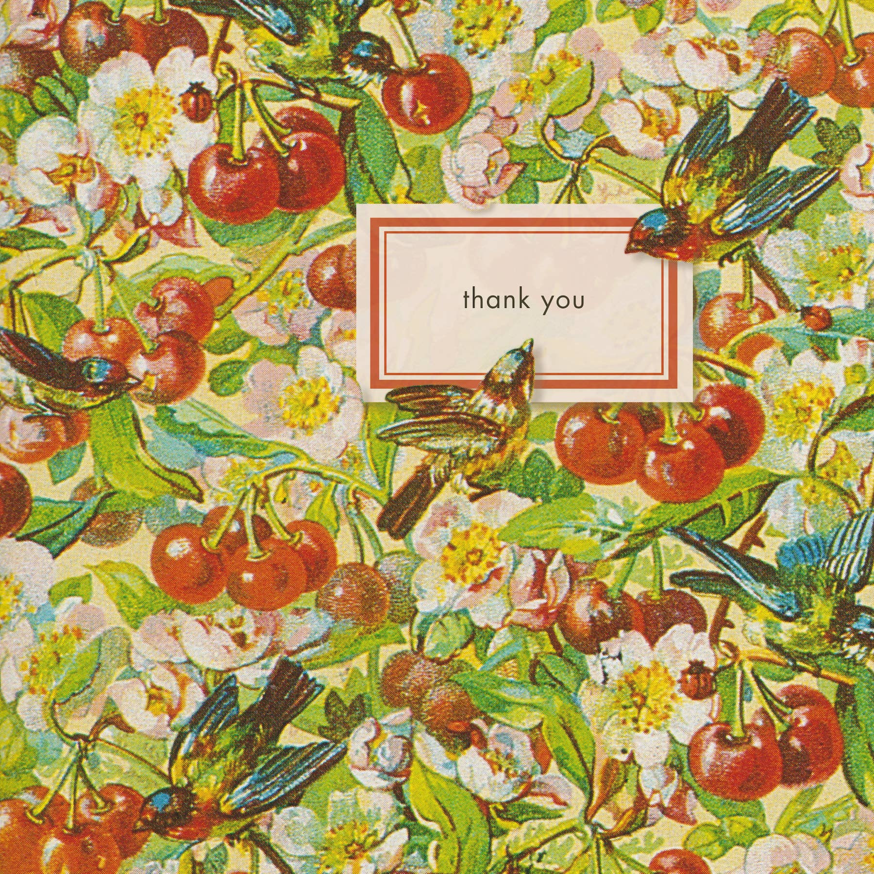 Pictrix Design - Wholesale Thank You Card - Thank-you A2 notecard (cherries)3
