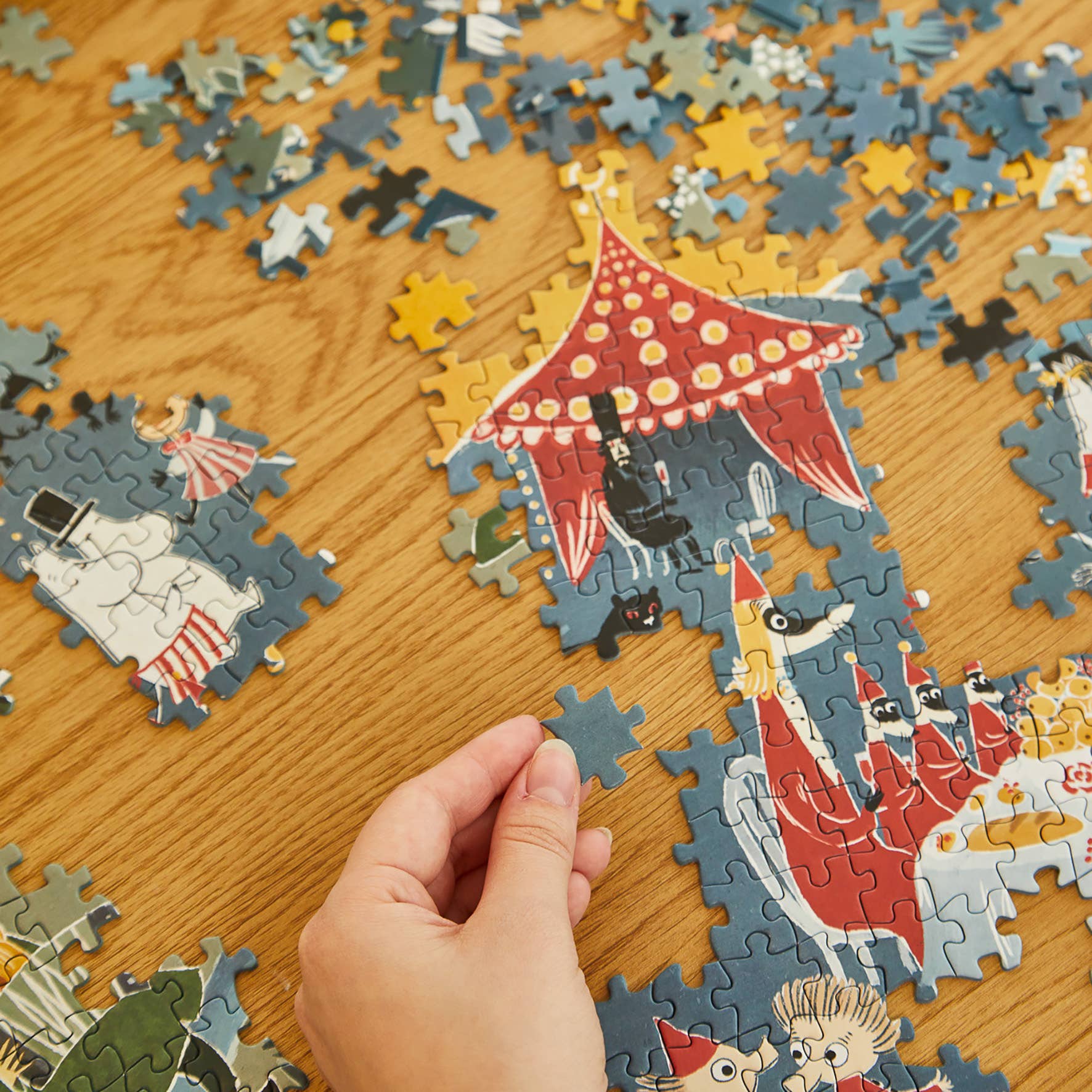 Barbo Toys - Vendita all'ingrosso Puzzle - Bambini - Puzzle d'arte Moomin - 1000 pezzi - Blu4