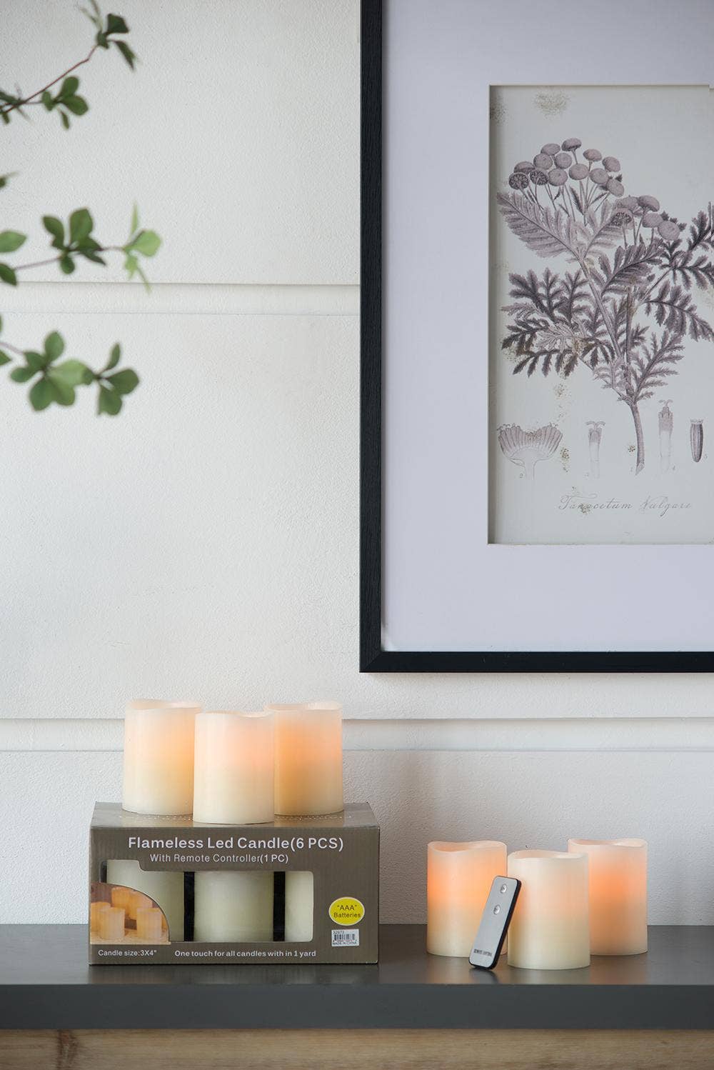 A&B Home Group Inc. – wholesale Flameless candle – D3x4" Modern LED Candle - White8