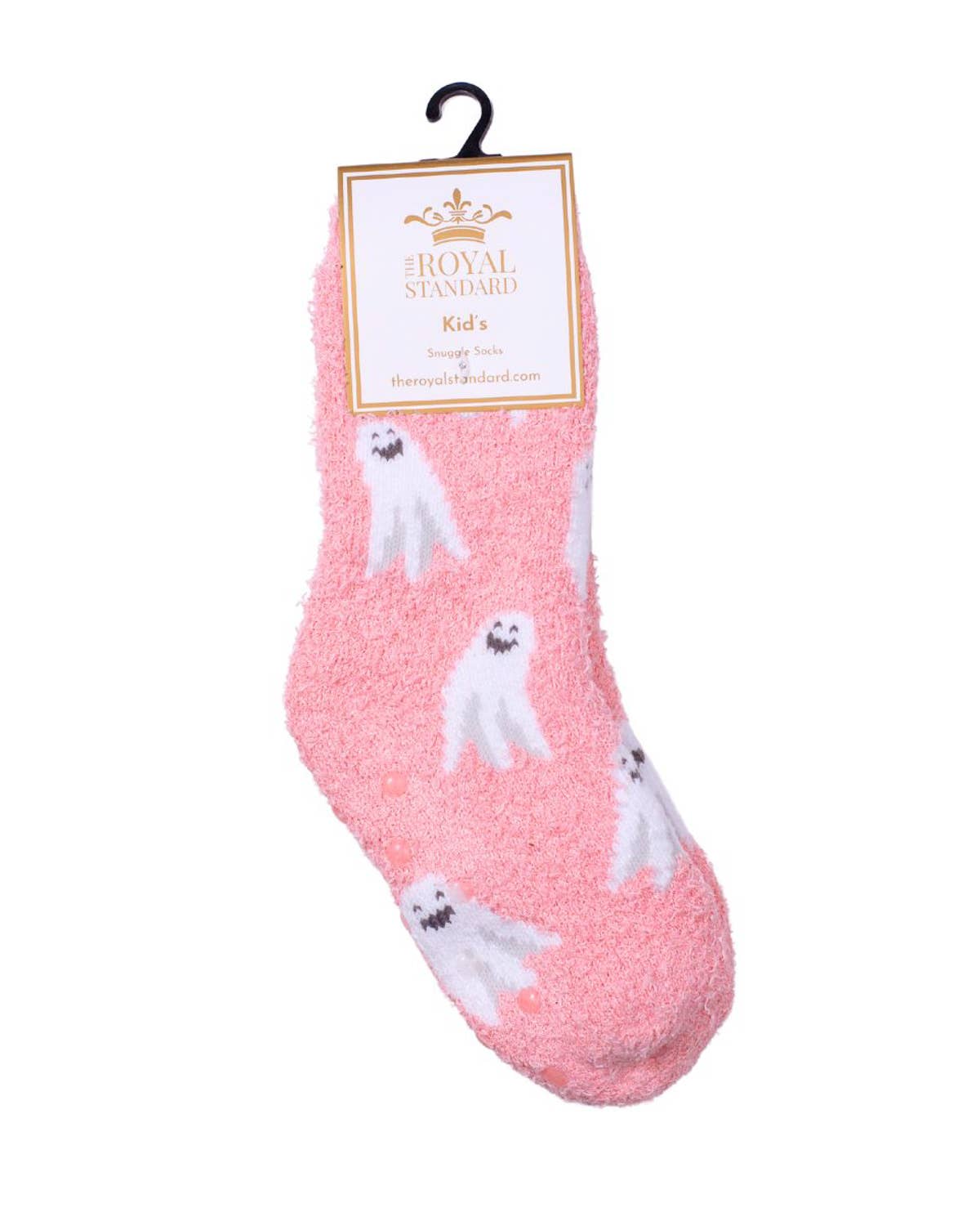 The Royal Standard - Wholesale Socks - Kids - Kid's Ghouls Just Wanna Have Fun Snuggle Socks   Light Pink   -Asst.0