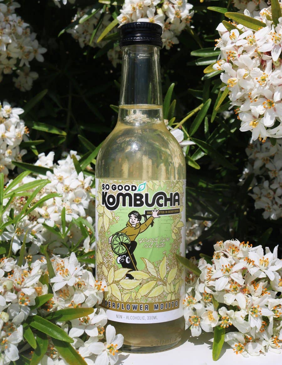 So Good Kombucha - Wholesale Kombucha - So Good Kombucha- Elderflower Mojito BBE July 20251