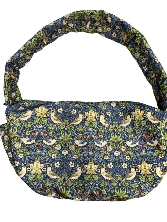 Barkley and Fetch – wholesale Pet carrier – Dog – Strawberry Thief Small Dog / Puppy Carrier2