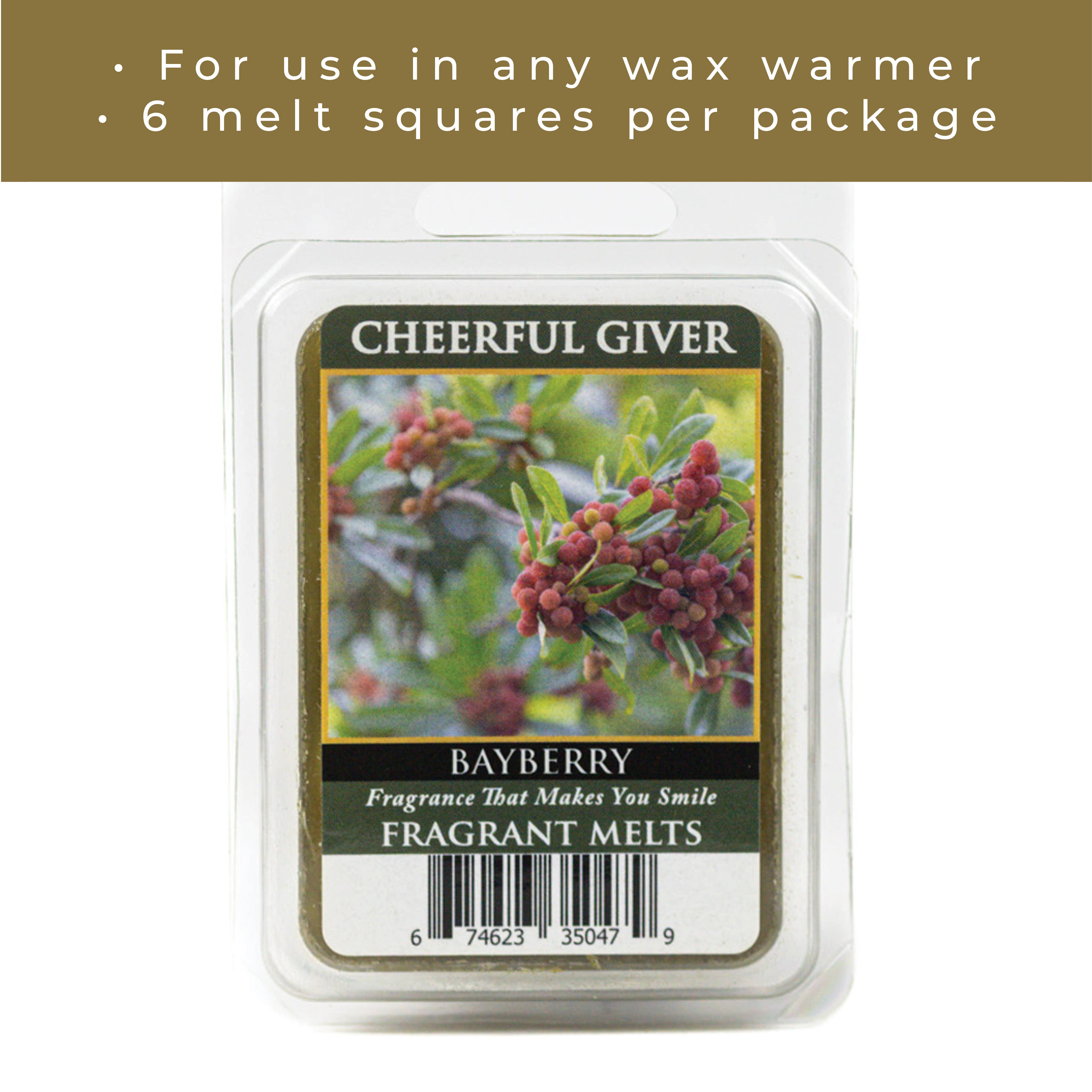 A Cheerful Giver – wholesale Wax melt – Melts (8/box) - Bayberry4