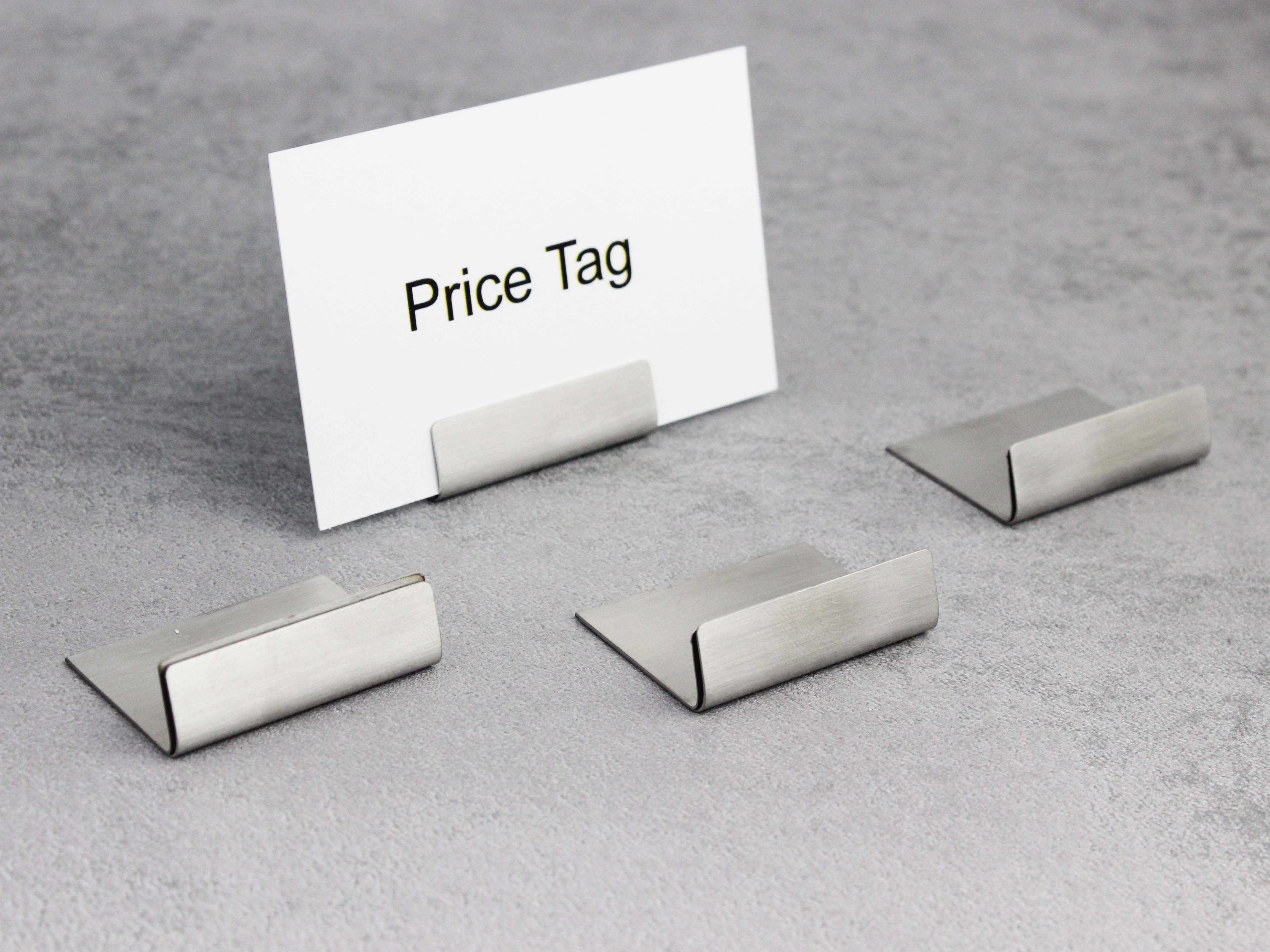 OtimSan - Wholesale Plaatskaartje - Set van 20 prijskaartjeshouders van messing0