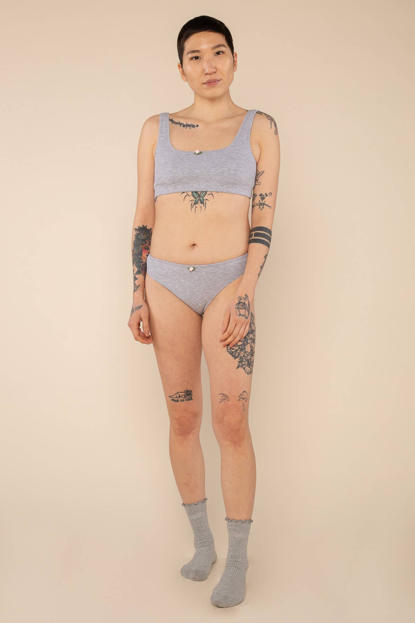 NLT - Vente Sous-vêtements – femme - Sous-vêtements Cheeky Côtelés 2x18