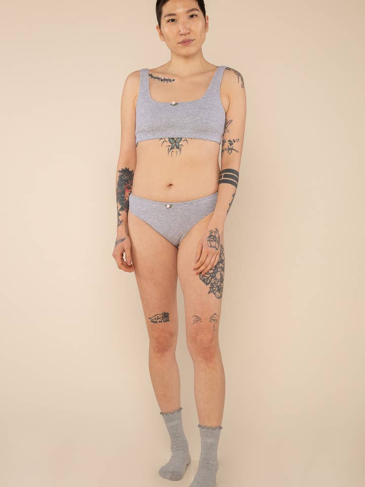 NLT - Vente Sous-vêtements – femme - Sous-vêtements Cheeky Côtelés 2x18