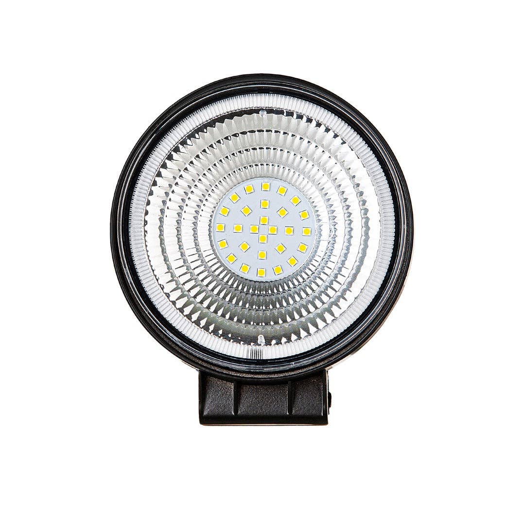 S&U FairTrade UG - Wholesale Flashlight - Work Light M-TECH ECONO 4" 28xSMD3030 - Round 28W 10-30V Flood1